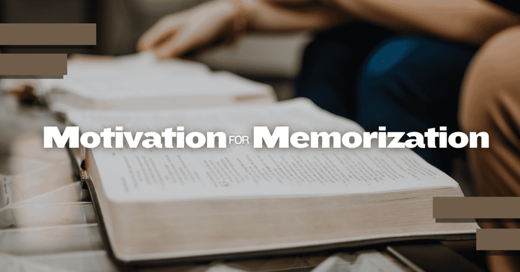 Motivation for Memorization