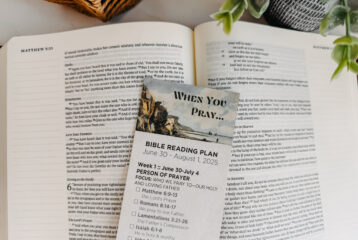 When You Pray Bible Reading Plan